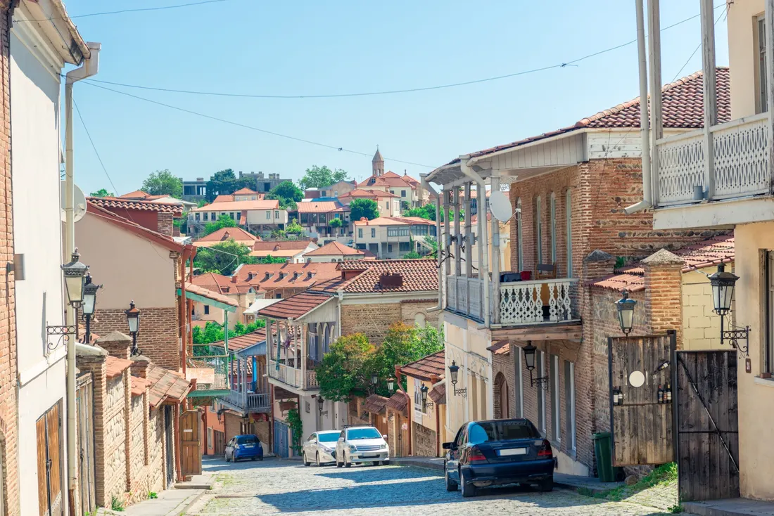 A street in Sighnaghi
