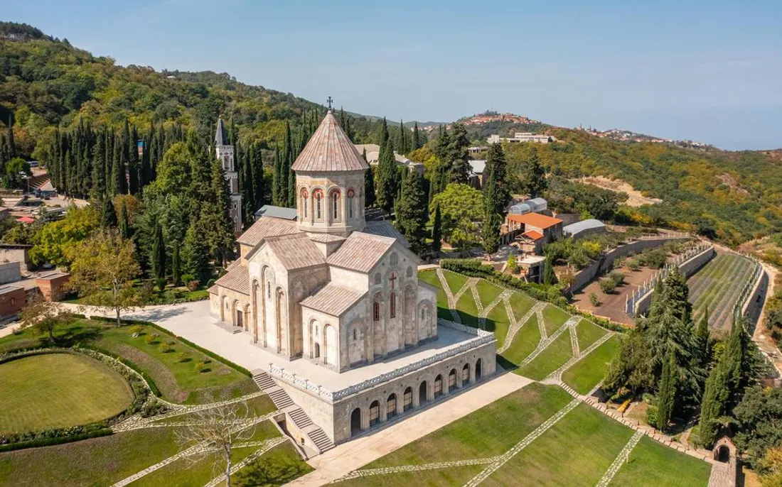 Bodbe Monastery from above