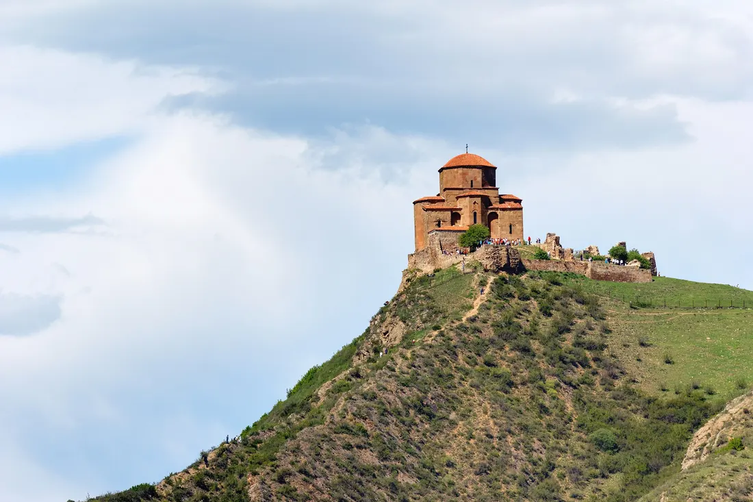 Jvari Monastery on the hill