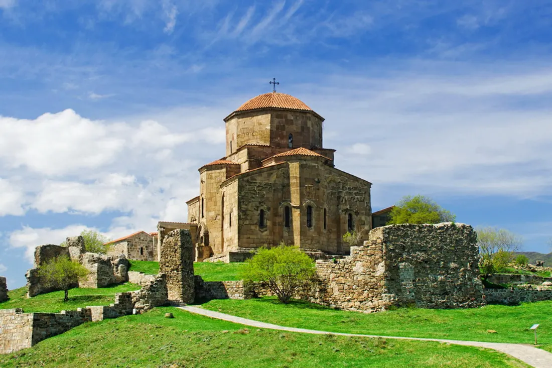 Jvari Monastery close up